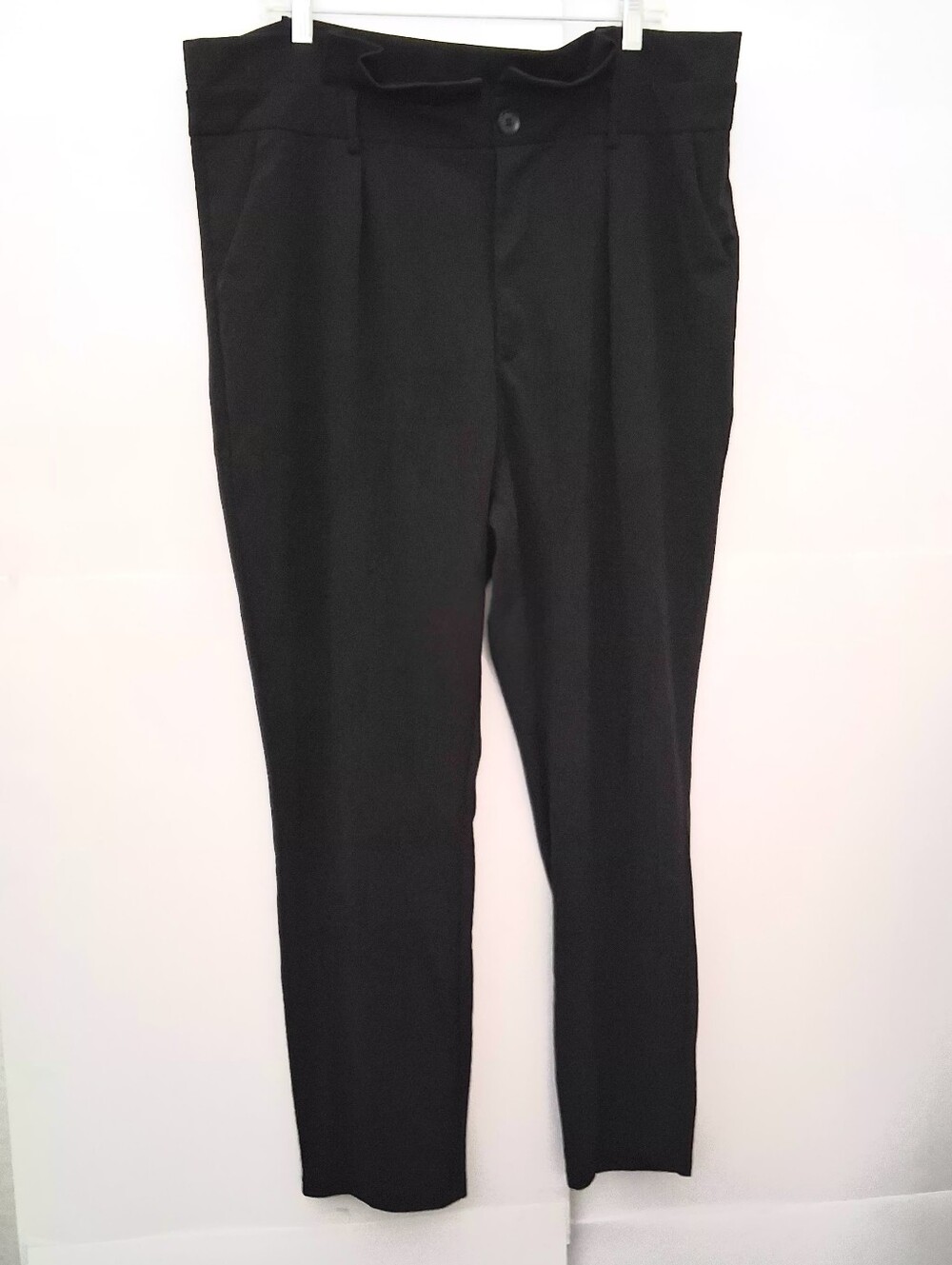 Black Straight Leg Women's Work Pants Size 3X May Fit 2X